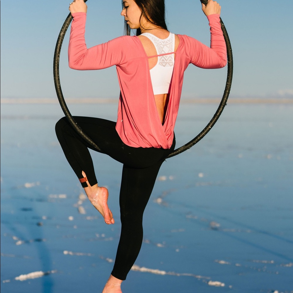 Light Brick Namaste Long Sleeve T